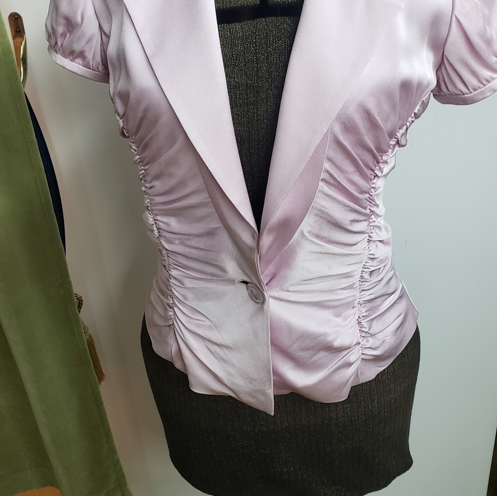 Luca Luca Ruched Short Sleeve Jacket - Picture 5 of 12